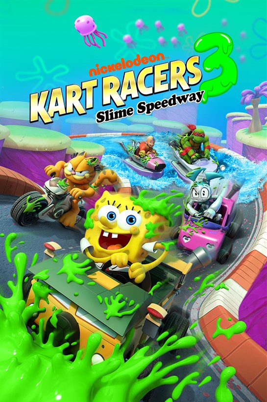 Box shot of Nickelodeon Kart Racers 3: Slime Speedway