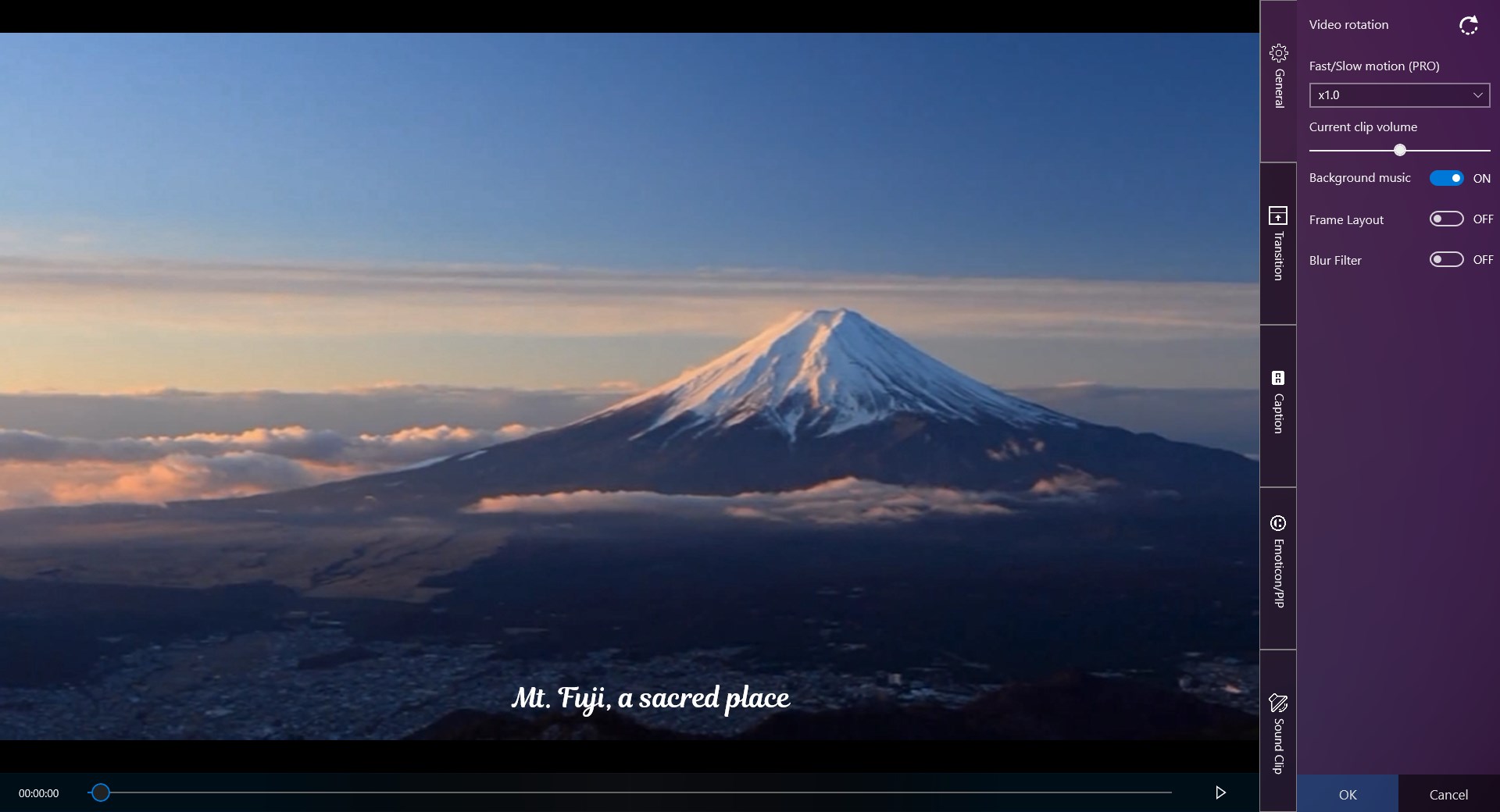 Tools for editing video clips