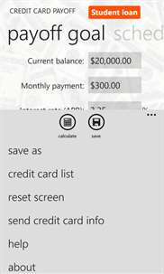 Credit Card Payoff Free screenshot 2