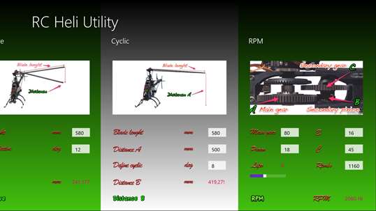 RC Heli Utility screenshot 3