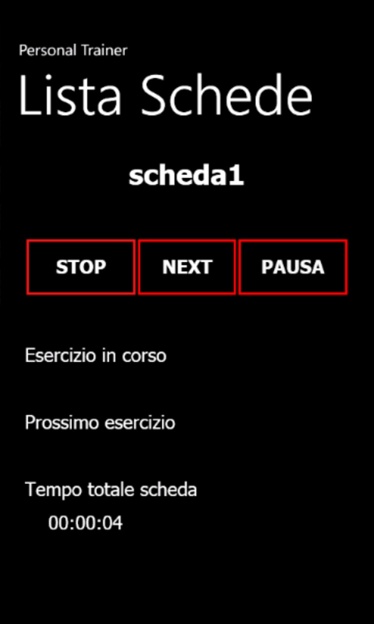 Snímek obrazovky 2 Personal Trainer windows