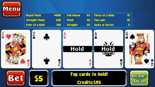 Poker Fever screenshot 1