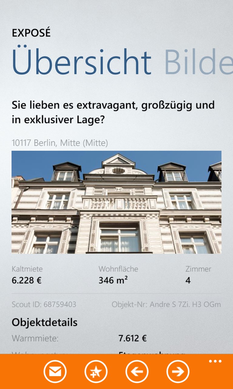 ImmobilienScout24 for Windows 10 Mobile