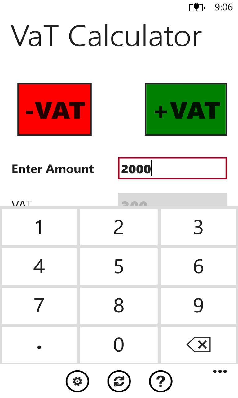 VaT & TiPS Calculator for Windows 10 Mobile