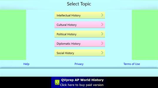 QVprep Lite AP European History screenshot 1