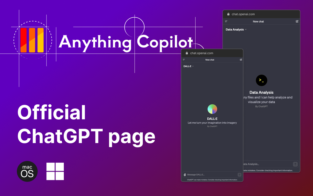 Anything Copilot - Any AI Copilot, Unlimited, Privacy, No Account Needed
