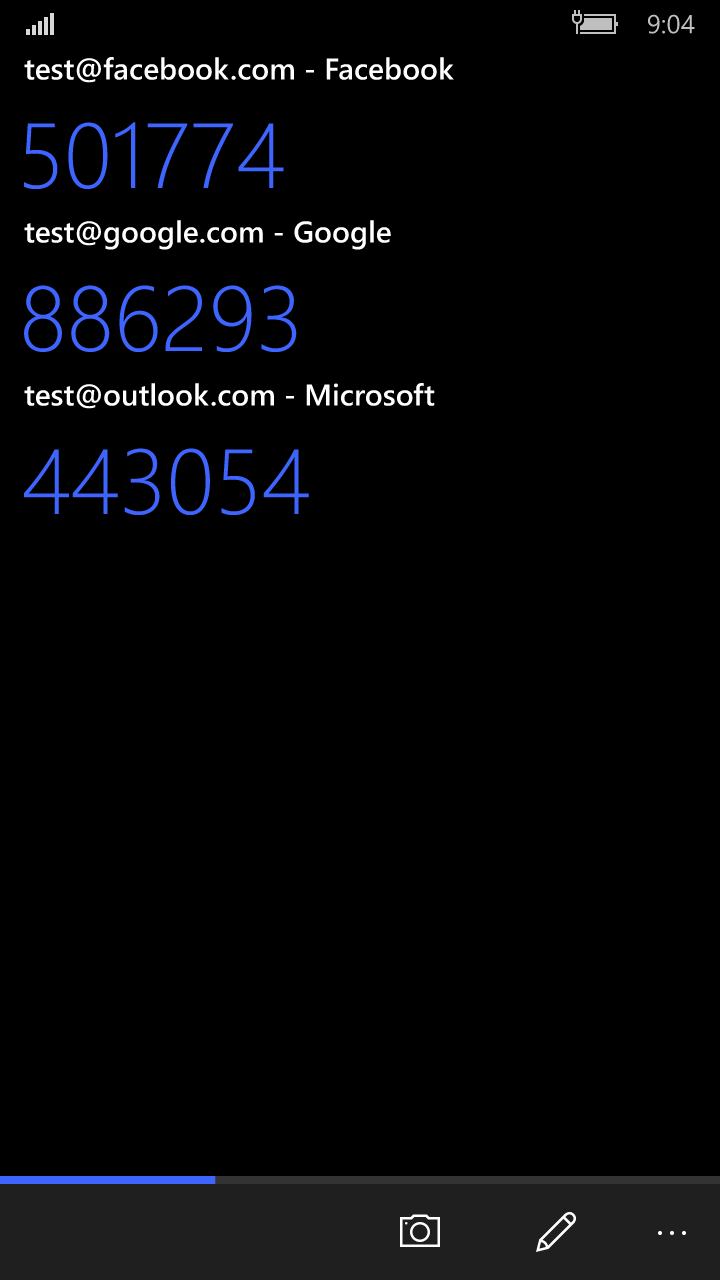 OTP Manager screenshot