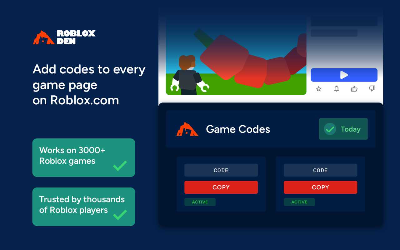 Roblox Den - Roblox Game Codes