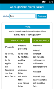 Verbi Italiani screenshot 4