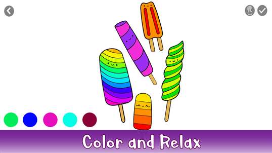 Kawai Color By Number: Cute Cartoon Sandbox Coloring Book screenshot 2