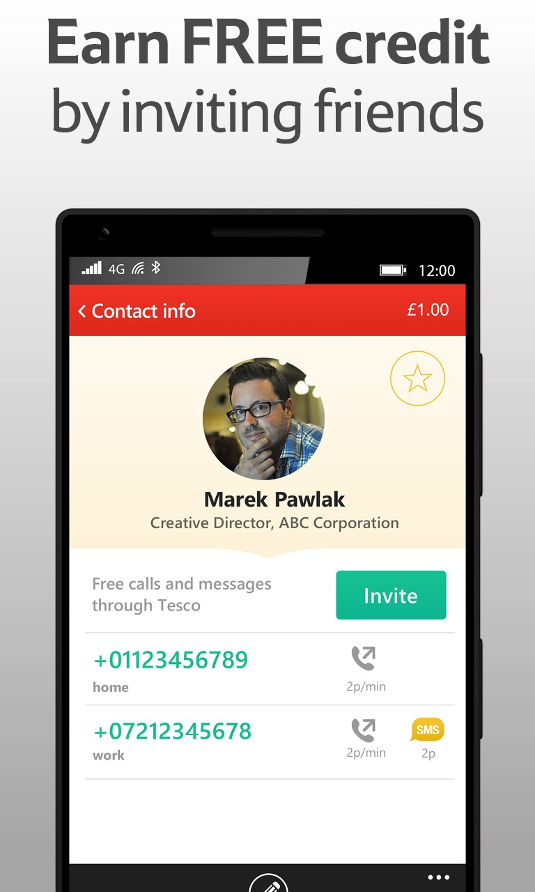 Tesco Calling for Windows 10 Mobile