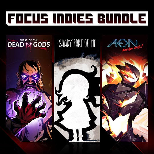FOCUS INDIES BUNDLE - Curse of the Dead Gods + Shady Part of Me + Aeon Must Die! for xbox