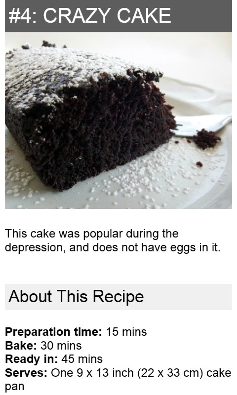 Captura 5 Best Chocolate Cake Recipes windows