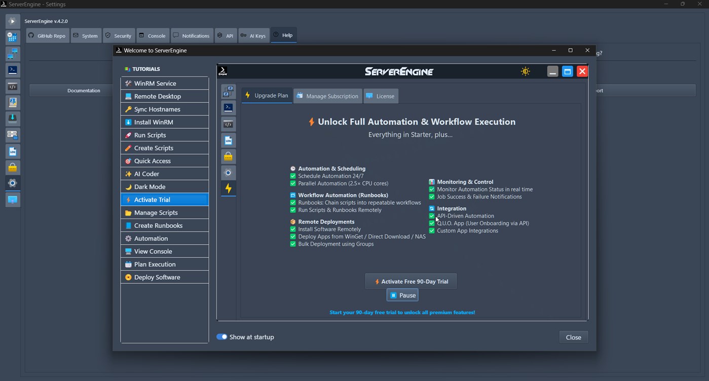 #4. ServerEngine (Windows) De: CForce-IT, Claudio Orlando
