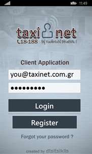 TaxiNet screenshot 1