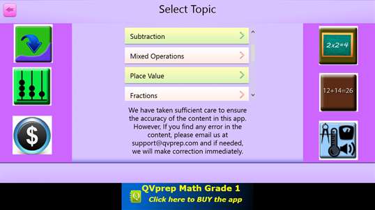 QVprep Lite Learn Math Grade 1 screenshot 1