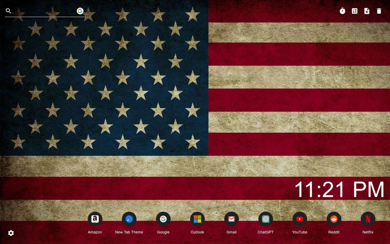 United States Flag Wallpaper New Tab