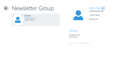 GroupMail Touch screenshot 6