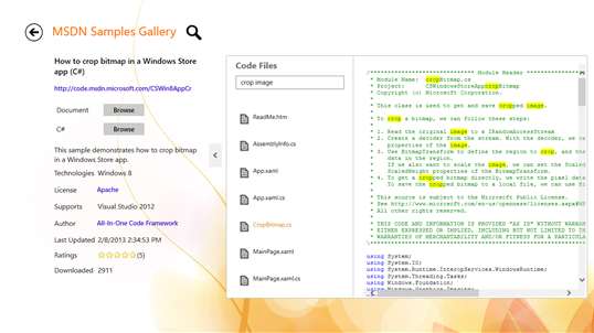 Sample Browser screenshot 5