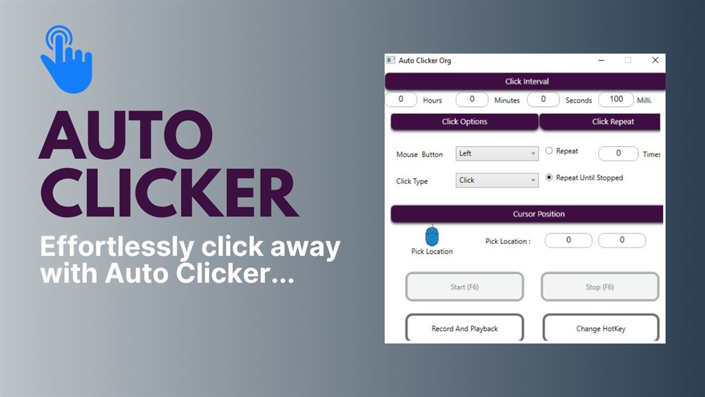 Auto Clicker - autoclicker.org - Microsoft Apps