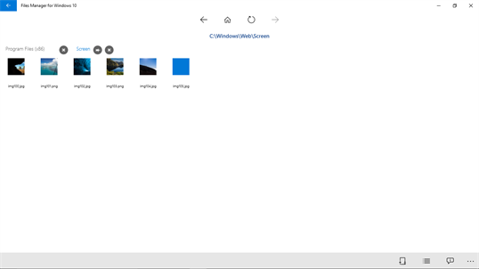 Files Manager for Windows 10 screenshot 1