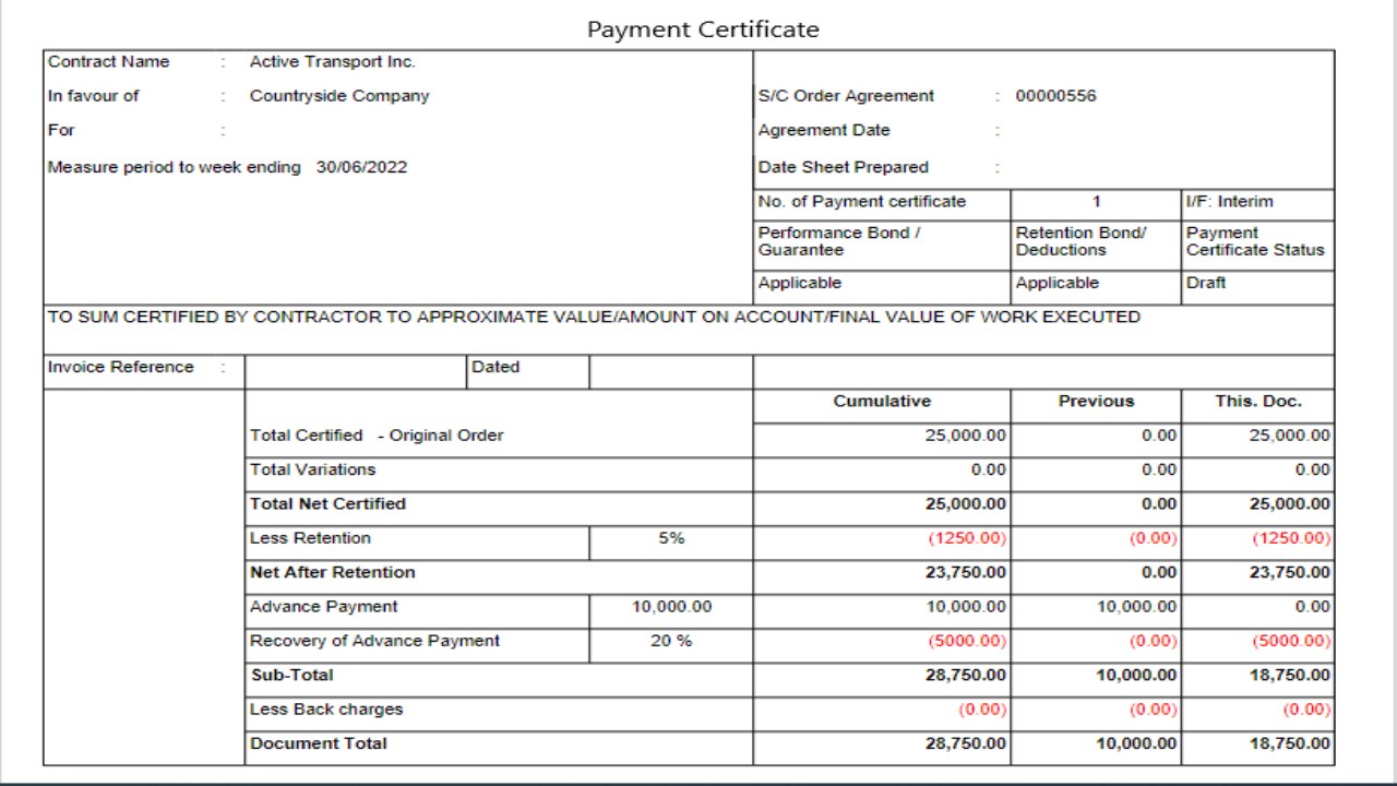 Snapshot 4 of iSubcon - Intertec Subcontract for Projects on Dynamics 365 Finance and Operations