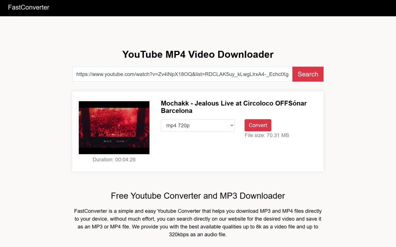 FastConverter - Youtube Downloader