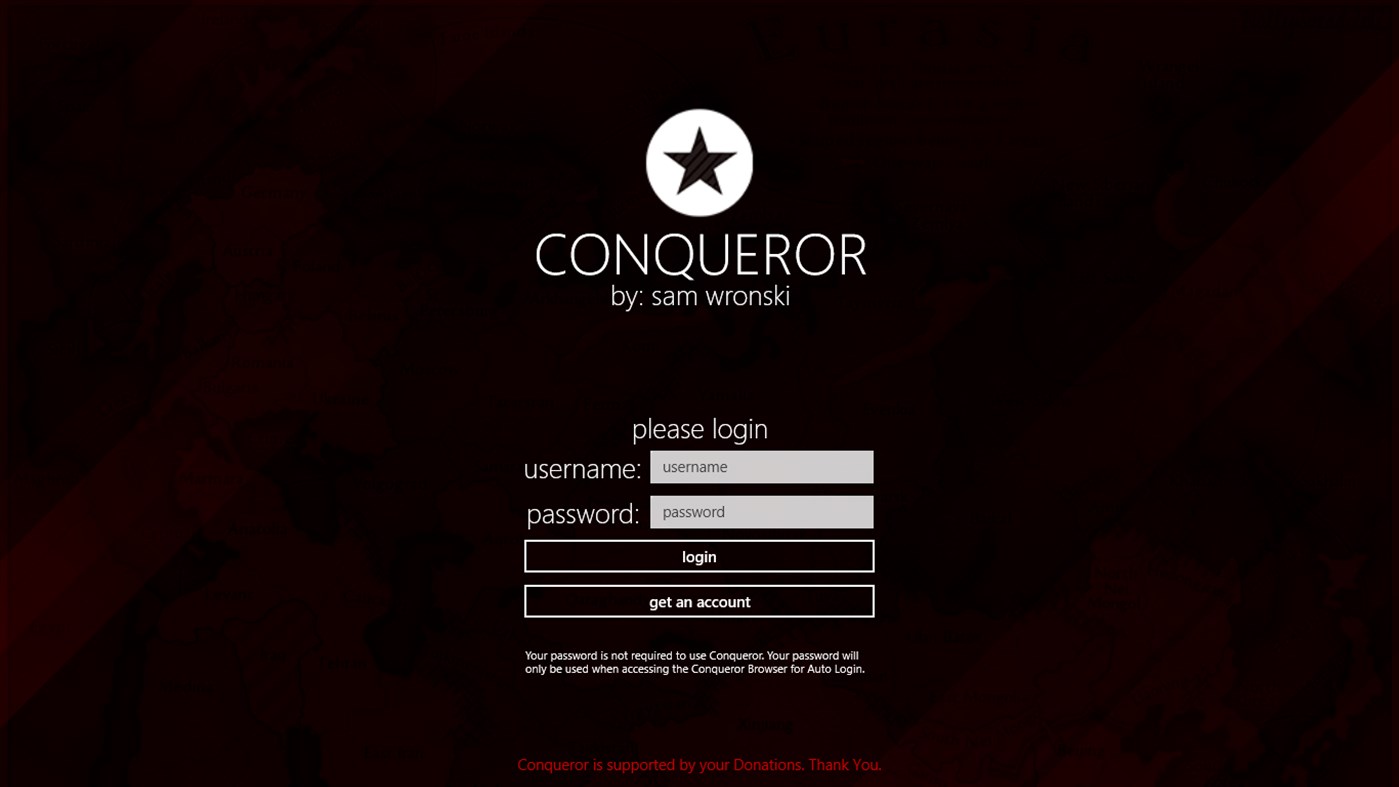 #1. Conqueror (Windows) Göre: Samuel Wronski