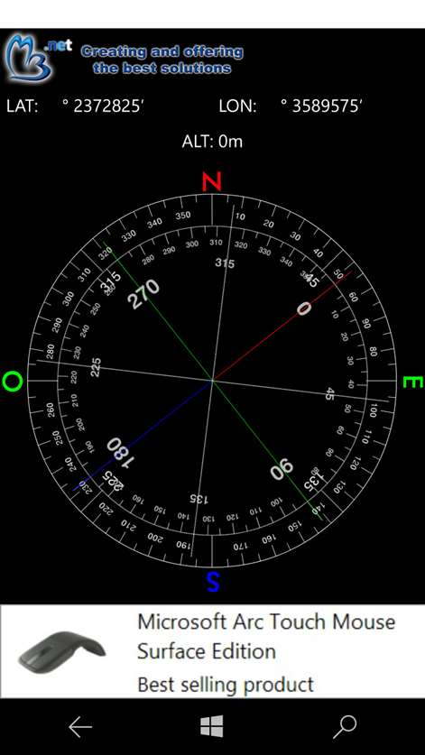 Precision compass Screenshots 1