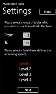 Multiplication [Tables] screenshot 4