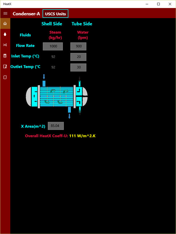 #7. Heat Exchanger Performance-UWP (Windows) Podle: Kaup Shenoy Associates