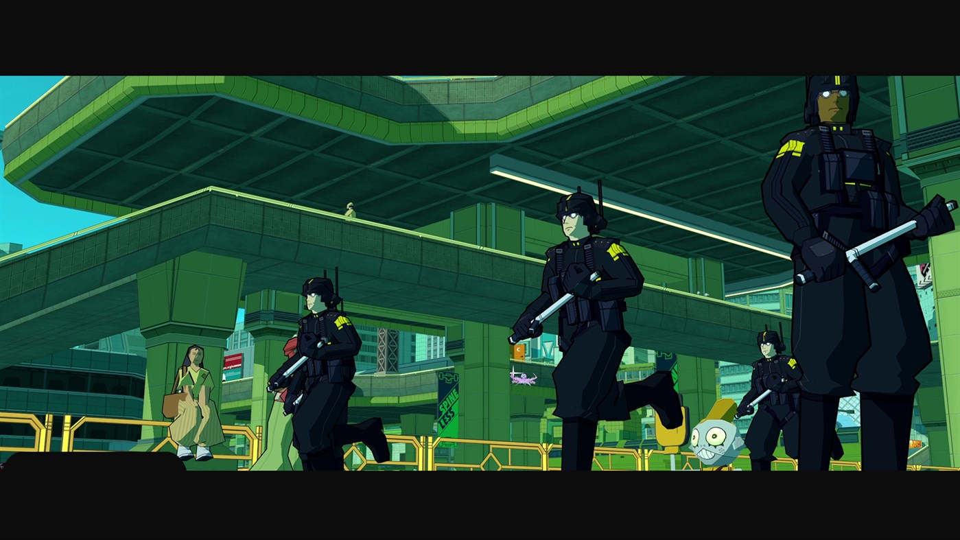 #3. Bomb Rush Cyberfunk (Windows) By: Team Reptile