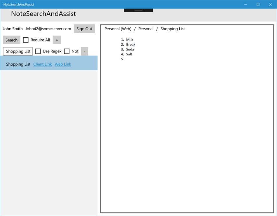 NoteSearchAndAssist (Windows) 由: sprenkle