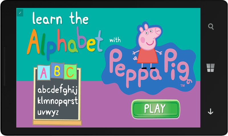 Peppa Pig Alphabet screenshot