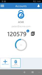 Oracle Mobile Authenticator screenshot 2