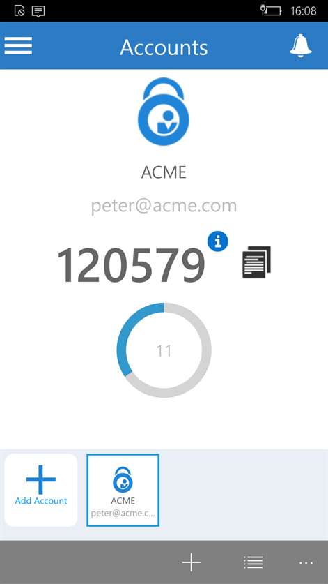 Oracle Mobile Authenticator Screenshots 2