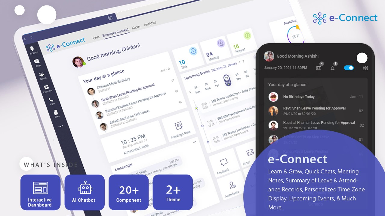 Snapshot 3 of Employee Experience a Teams ChatBot: 2-Wk Implementation
