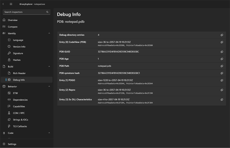 BinaryExplorer (Windows) By: Gus Catalano