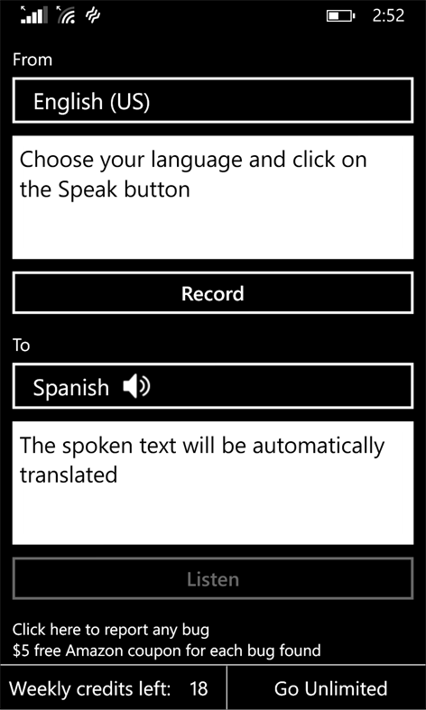 Voice Translator Pro Screenshots 1