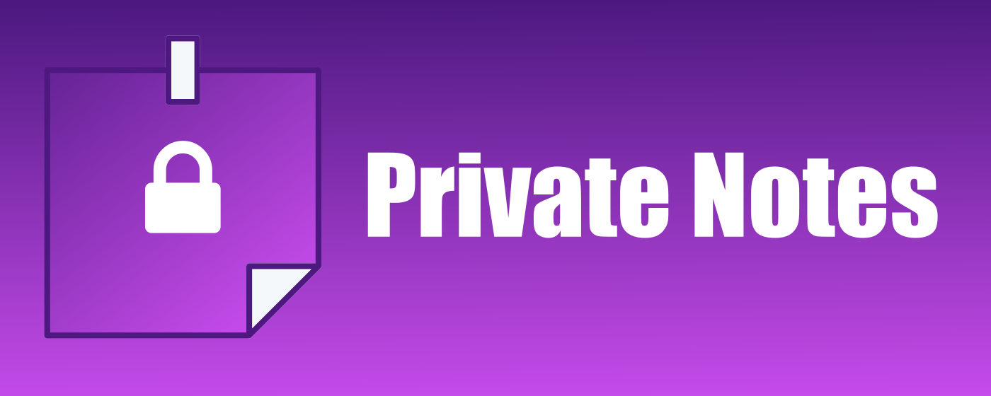 Private Notes marquee promo image