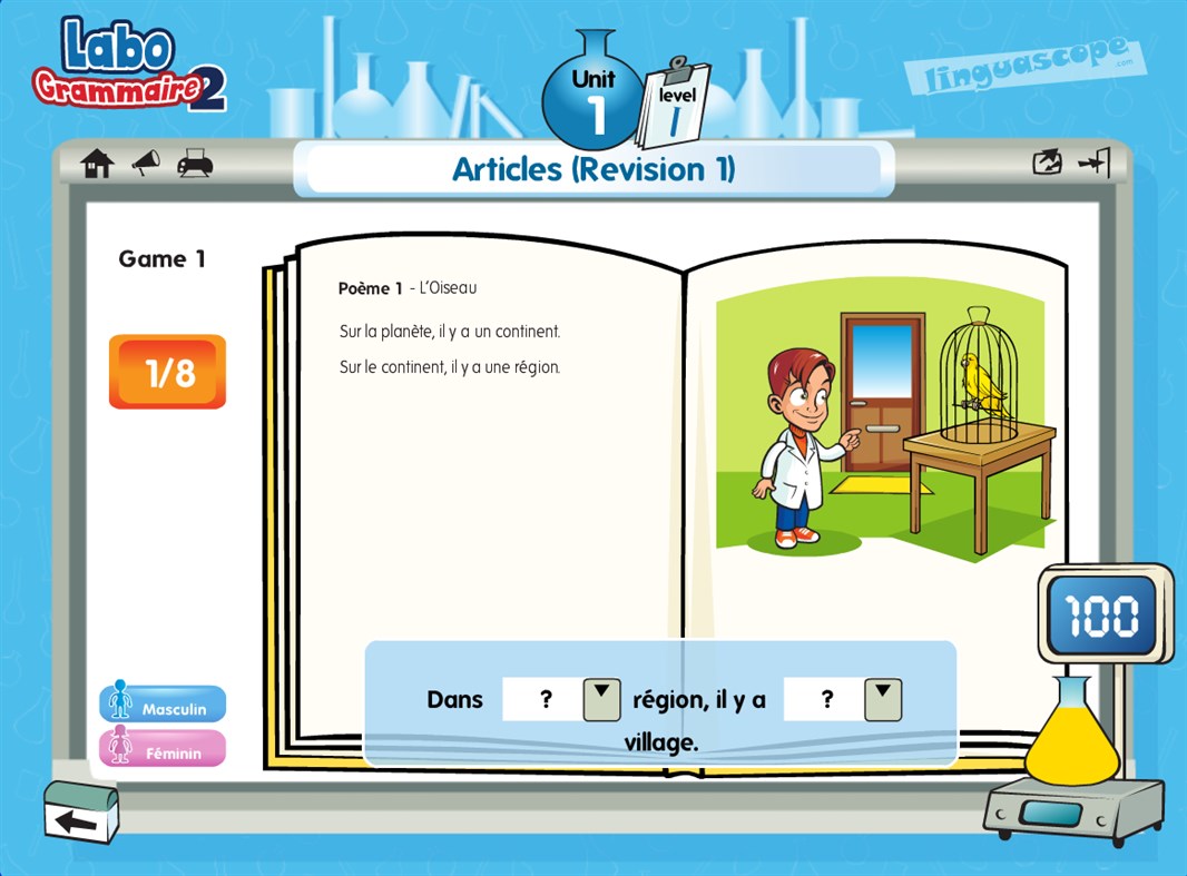 #2. Labo Grammaire - Intermediate (Windows) 由: Linguascope