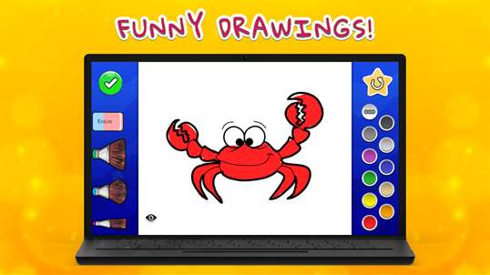 Ocean - funny coloring book for boys and girls, adults and kids screenshot 1