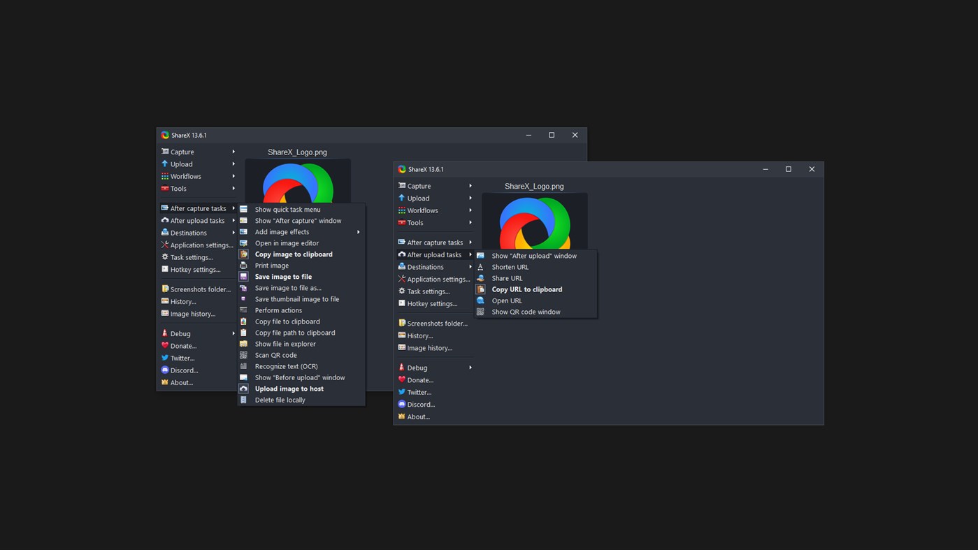 #4. ShareX (Windows) 作者: ShareX Team