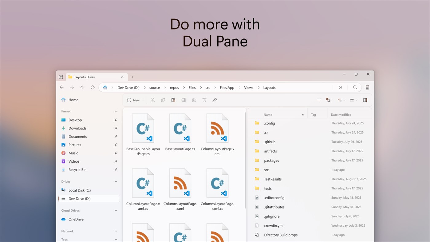 #4. Files App (Windows) By: Files Community