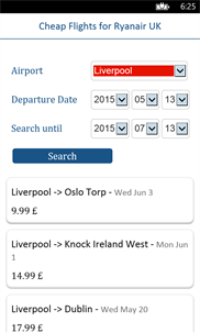 Cheap Flights Ryanair UK screenshot 3