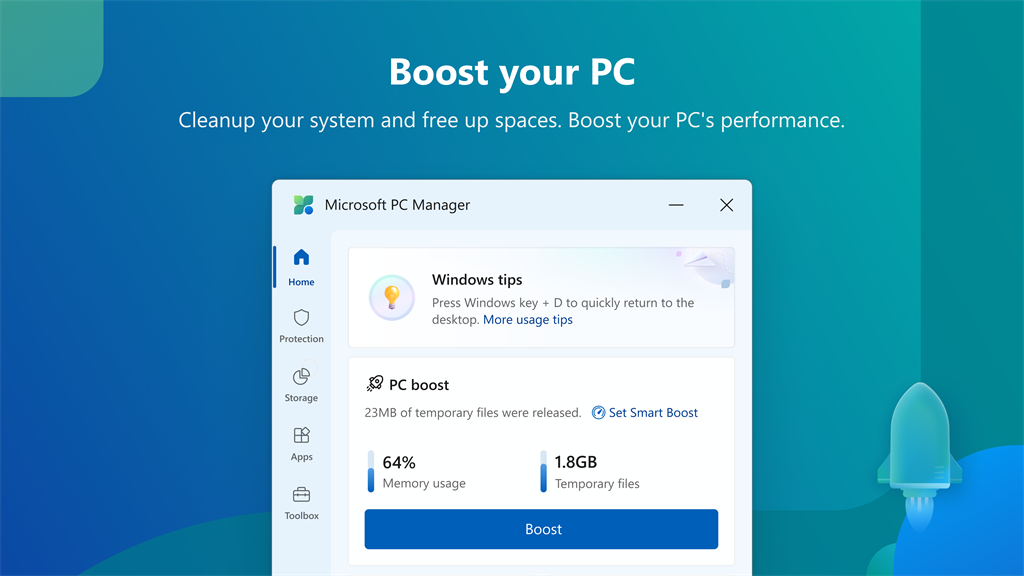 Microsoft PC Manager - Microsoft Apps