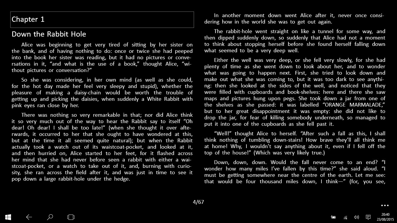 freda+ ebook reader for Windows 10