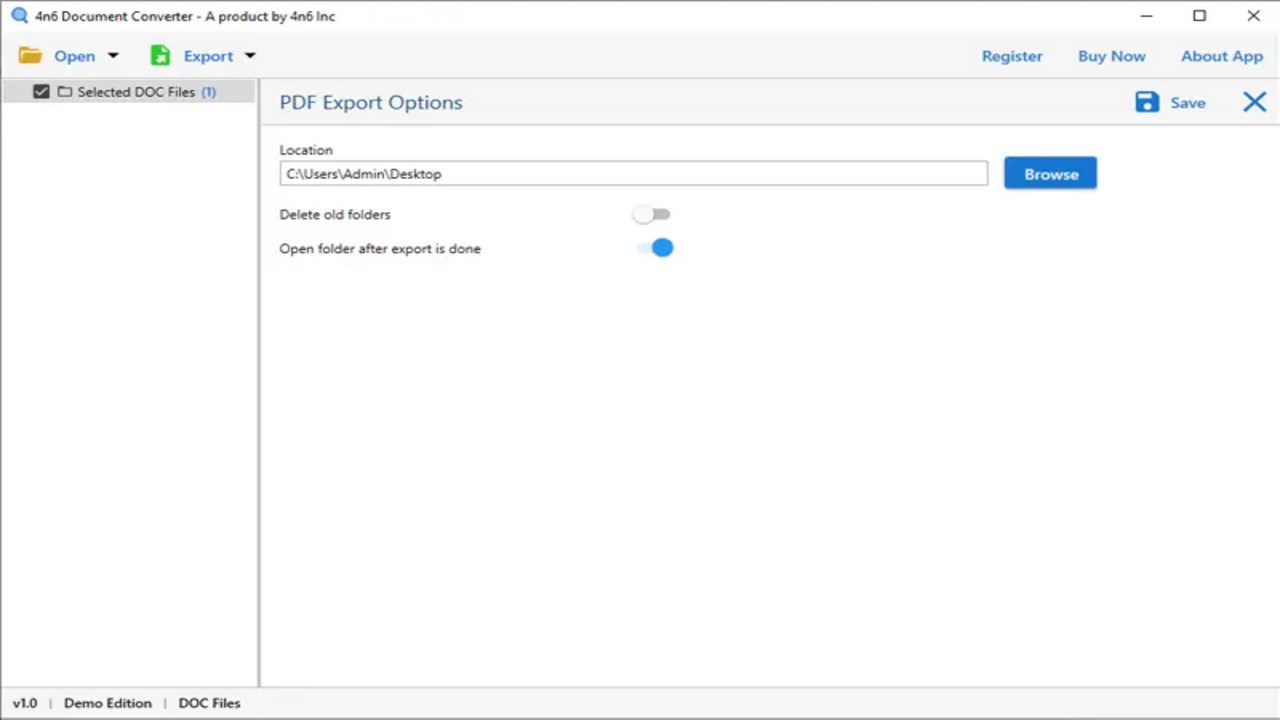 Snapshot 5 of Document Converter