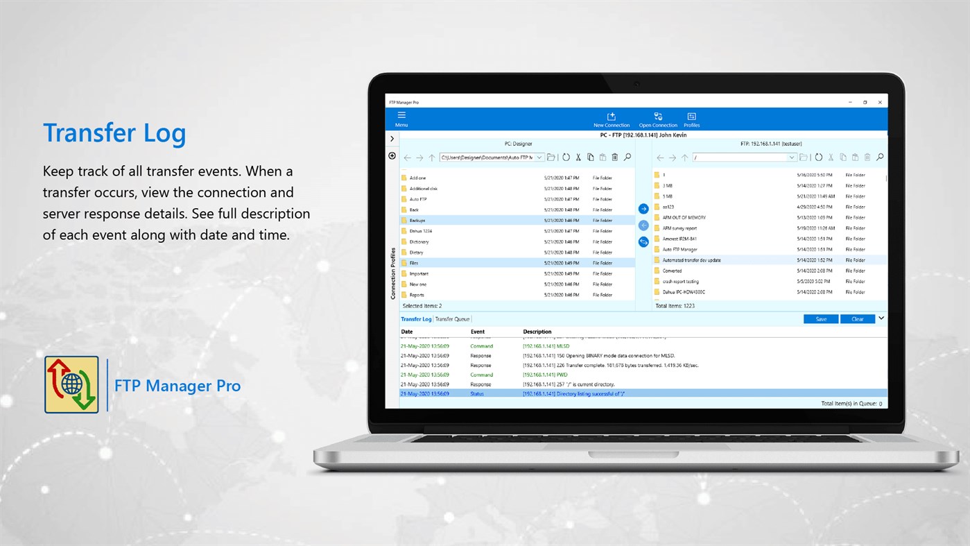 #4. FTP Manager Pro (Windows) 由: DeskShare