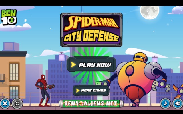 Spiderman City Defense